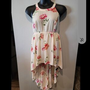 Torrid 1 Rose High Low halter tunic top